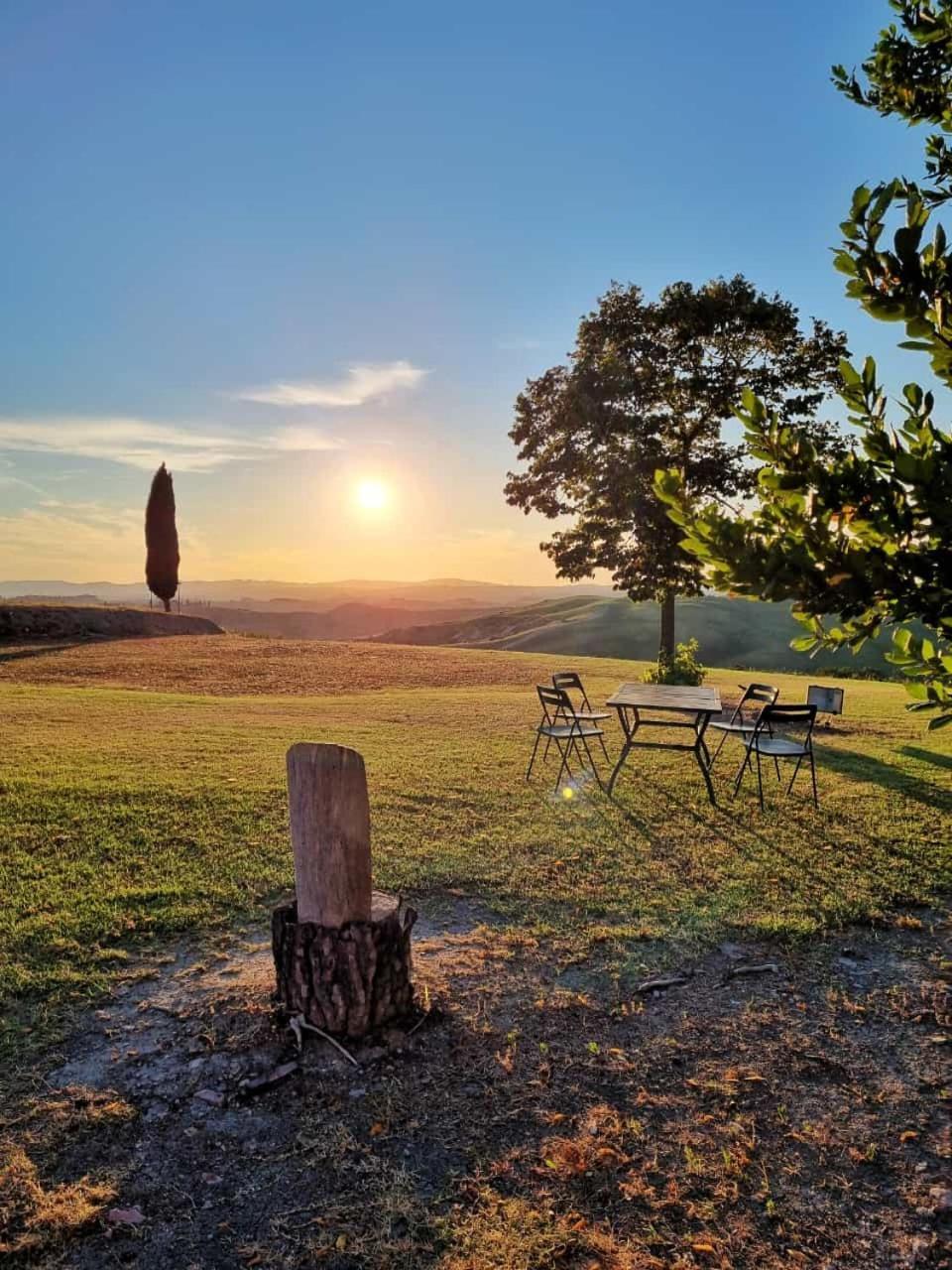 Podere Il Granaio - Crete Senesi - Tuscany 시에나 외부 사진